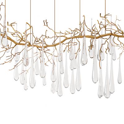 水晶吊灯树枝