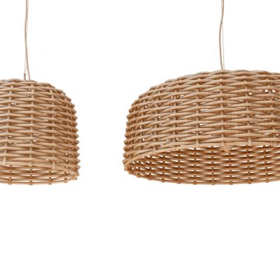 现代藤编吊灯