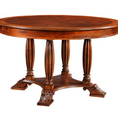 美式圆餐桌组合