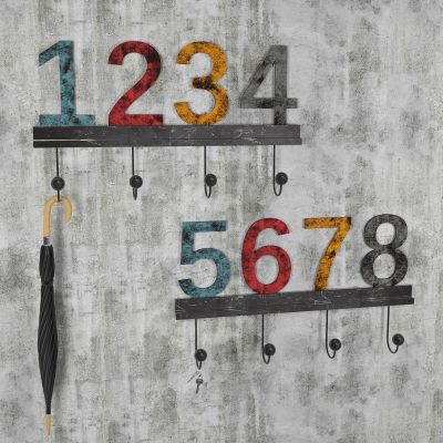 工业风挂钩墙饰