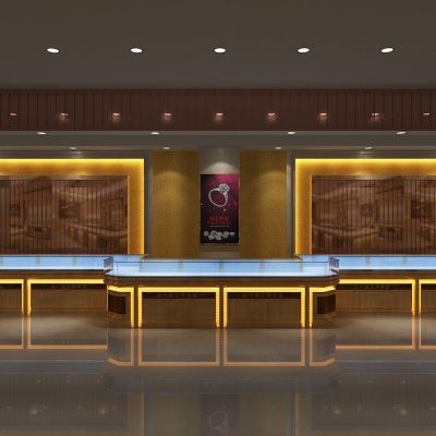 现代珠宝首饰店