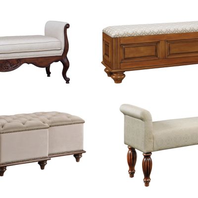 美式床尾凳组合
