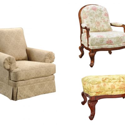 美式单人沙发组合