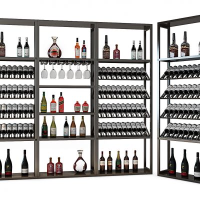 钢架酒柜酒架