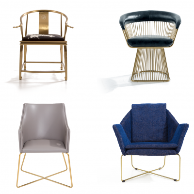 新中式休闲椅组合