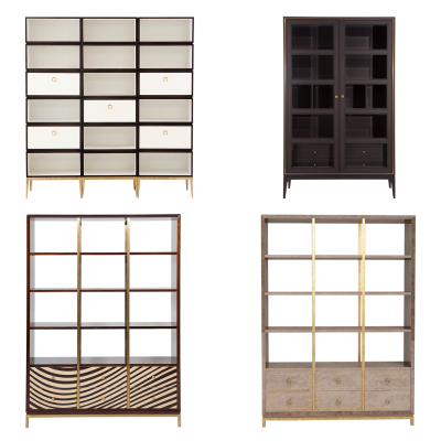 新中式书柜组合