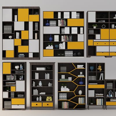 现代书柜