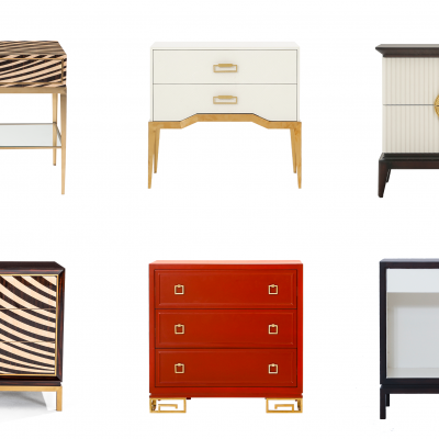 新中式床头柜组合