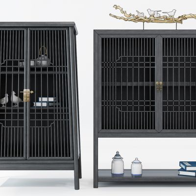 新中式柜子书柜