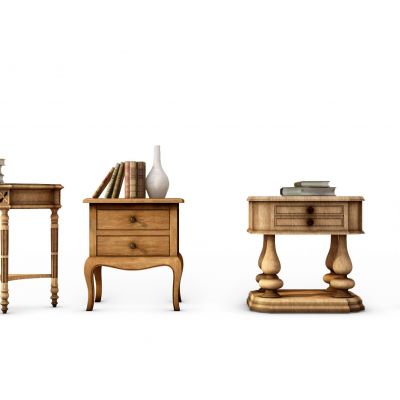 欧式床头柜组合