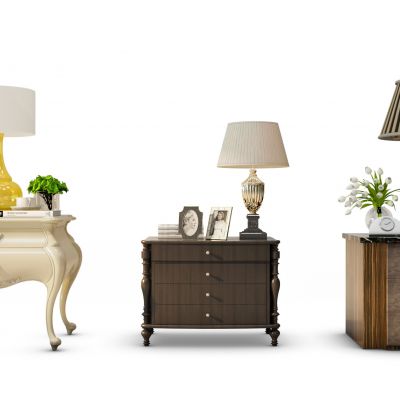 欧式床头柜组合
