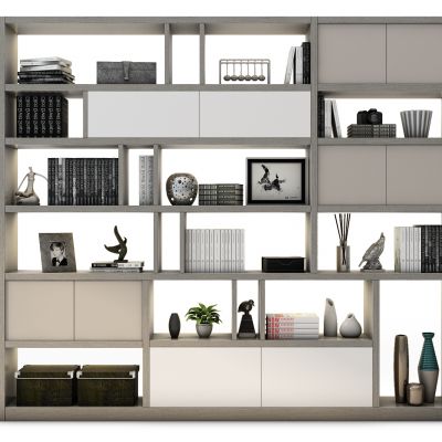现代书柜