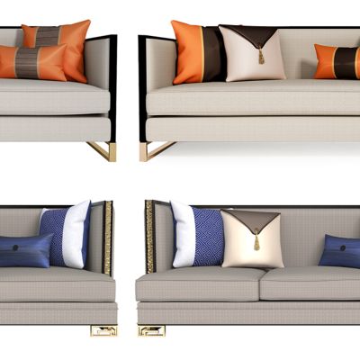 新中式组合沙发