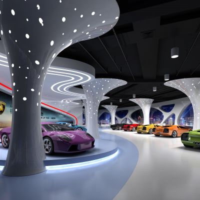 后现代汽车展厅