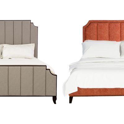 新中式双人床组合