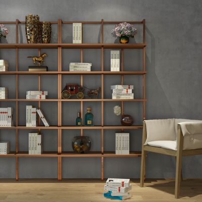 现代轻奢装饰柜书柜书架