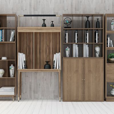 新中式现代装饰柜书柜