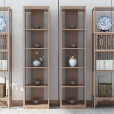 中式书柜书架展架
