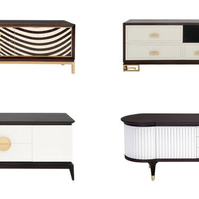 新中式电视柜组合