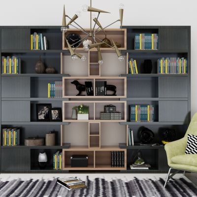 现代北欧书柜