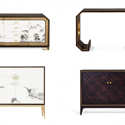 新中式装饰柜组合