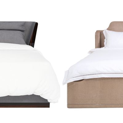 新中式双人床组合