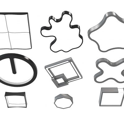 现代吸顶灯组合