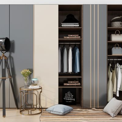 现代衣柜组合
