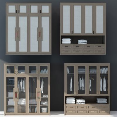 新中式衣柜组合