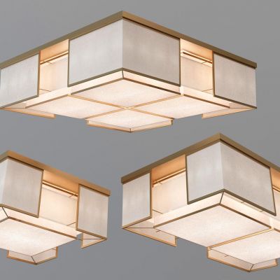 新中式吸顶灯组合