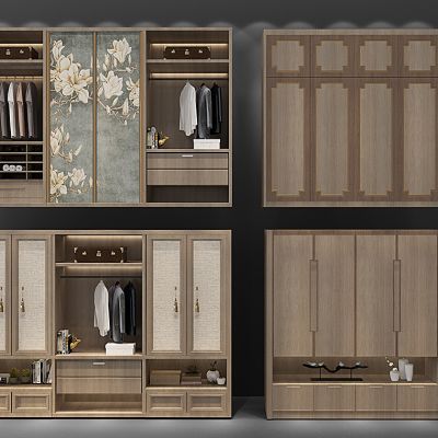 新中式衣柜衣服