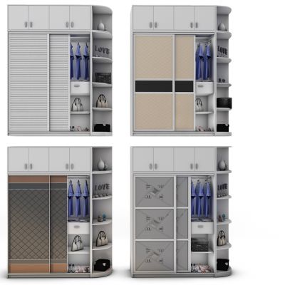 现代简欧衣柜组合