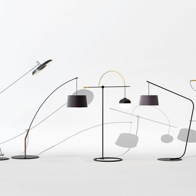 现代落地灯组合