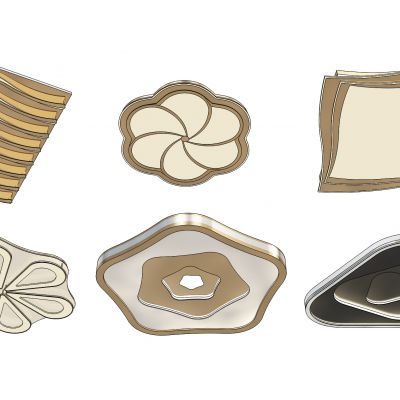 现代吸顶灯组合