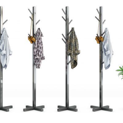 现代衣架服饰组合