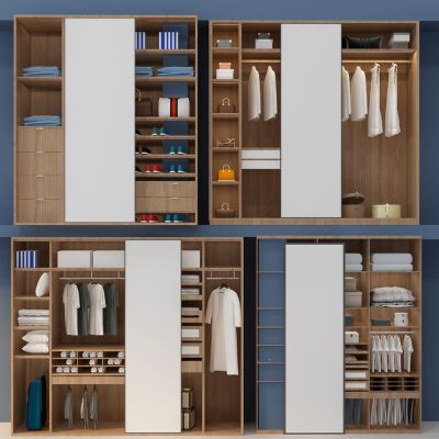现代衣柜组合