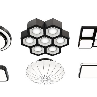 现代吸顶灯组合