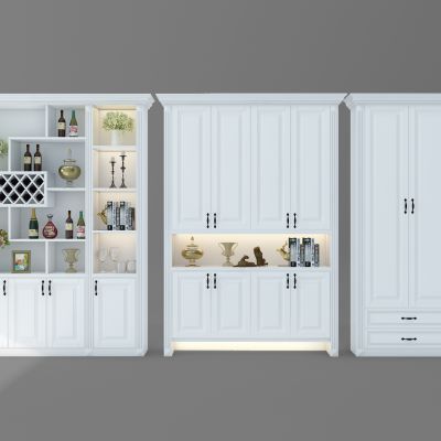 简欧鞋柜衣柜酒柜