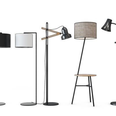 现代落地灯组合