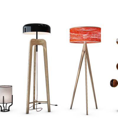 现代落地灯组合