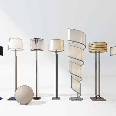 现代落地灯组合