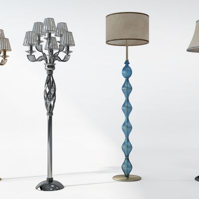 欧式落地灯组合