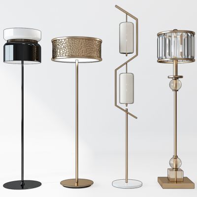 现代落地灯组合