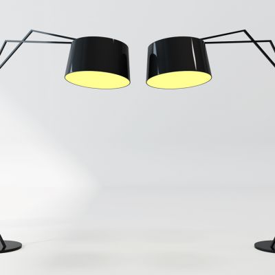 现代落地灯组合