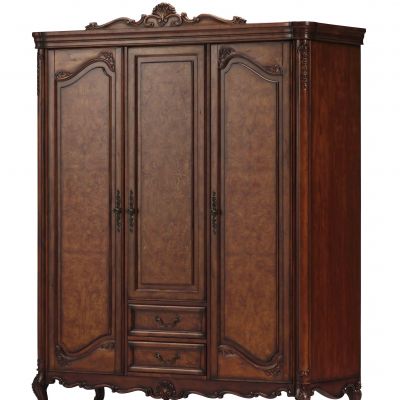 美式三门衣柜