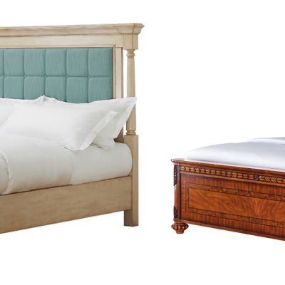 美式双人床组合