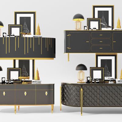 轻奢范思哲装饰柜玄关柜