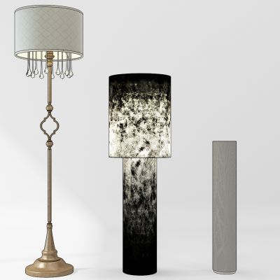 现代落地灯组合