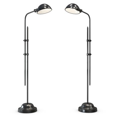 现代金属落地灯组合