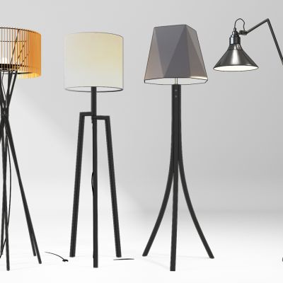 现代落地灯组合